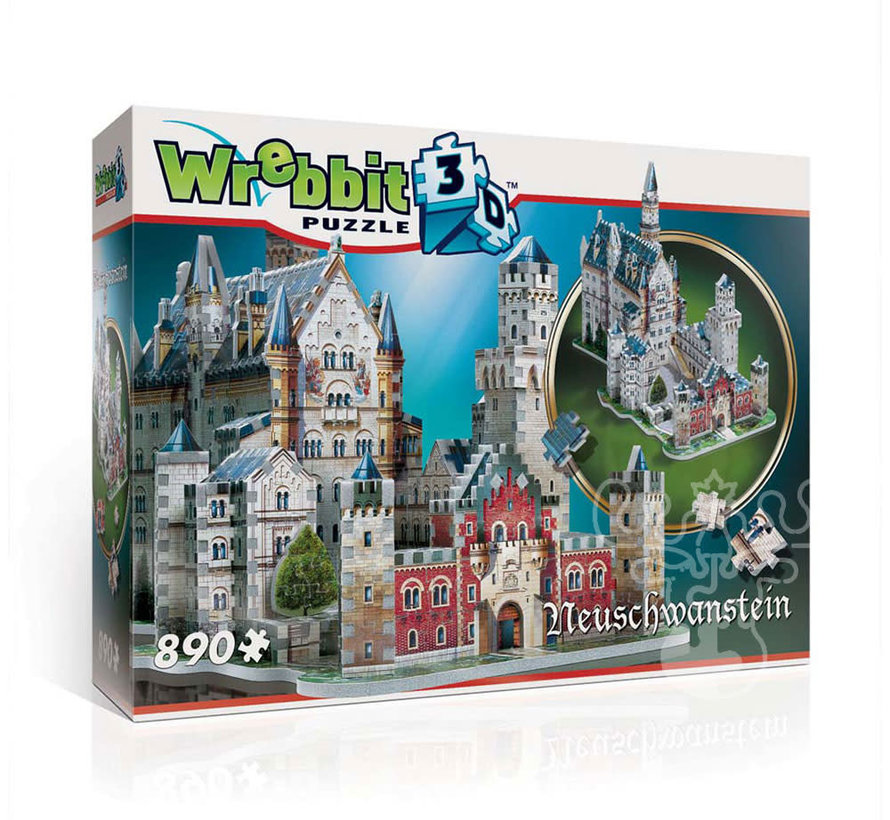 Wrebbit Castles & Cathedrals Neuschwanstein Castle Puzzle 890pcs