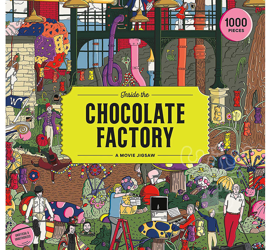 Laurence King Inside the Chocolate Factory Puzzle 1000pcs