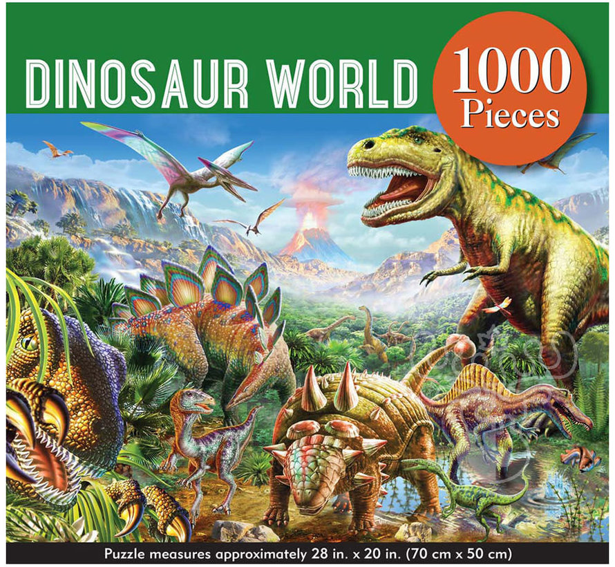 Peter Pauper Press Dinosaur World Puzzle 1000pcs
