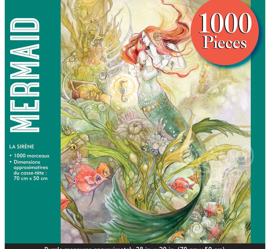 Peter Pauper Press Mermaid Puzzle 1000pcs
