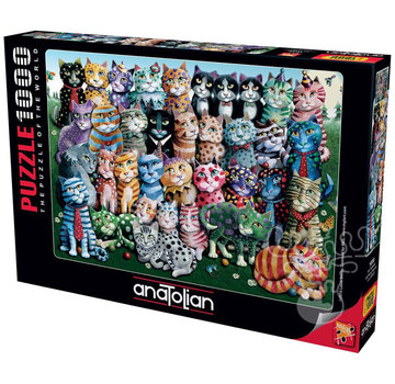 Anatolian Anatolian Cat Family Reunion Puzzle 1000pcs