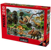 Anatolian Anatolian Dino Valley II Puzzle 260pcs