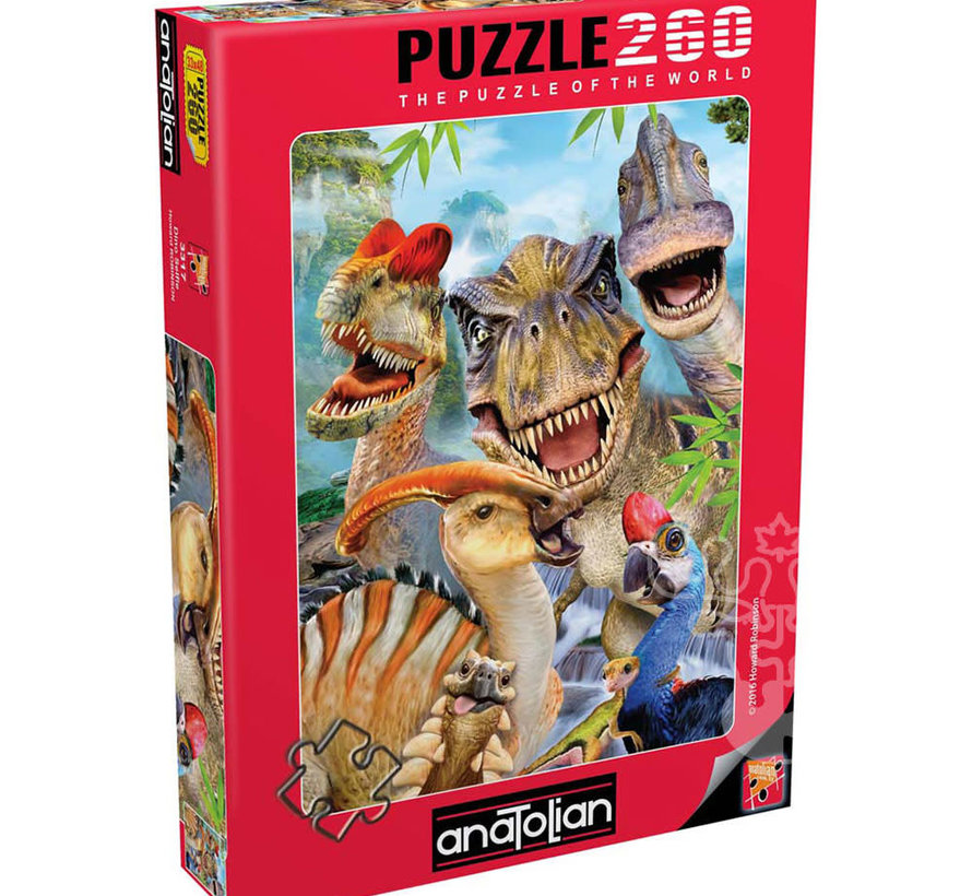 Anatolian Dino Selfie Puzzle 260pcs