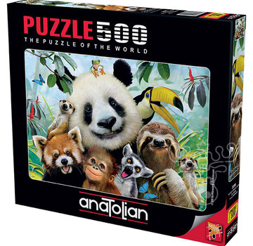 Anatolian Anatolian Zoo Selfie Puzzle 500pcs