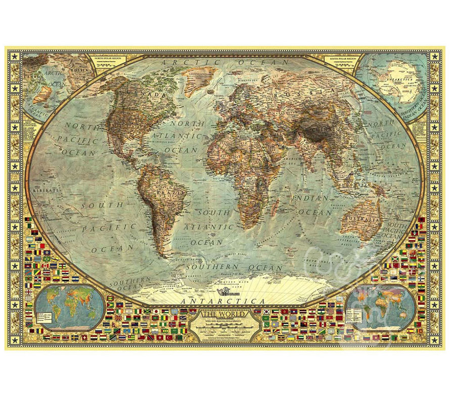 Anatolian World Map Puzzle 2000pcs