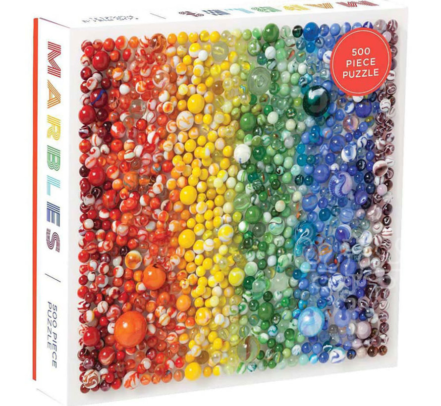 Galison Rainbow Marbles Puzzle 500pcs
