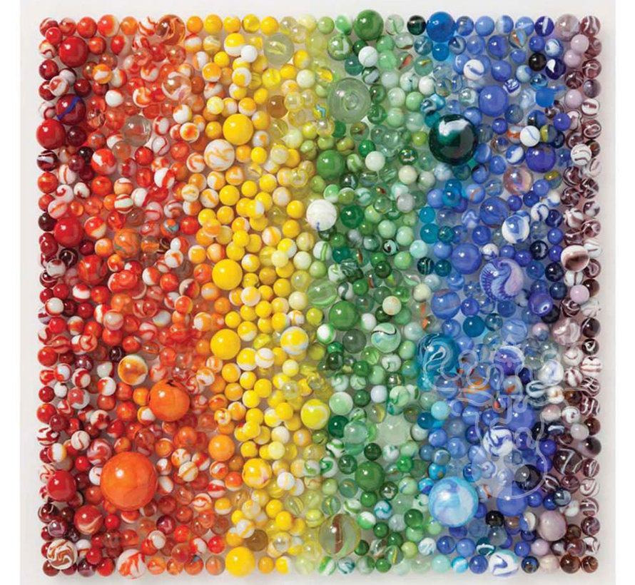 Galison Rainbow Marbles Puzzle 500pcs