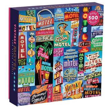 Galison Galison Vintage Motel Signs Puzzle 500pcs