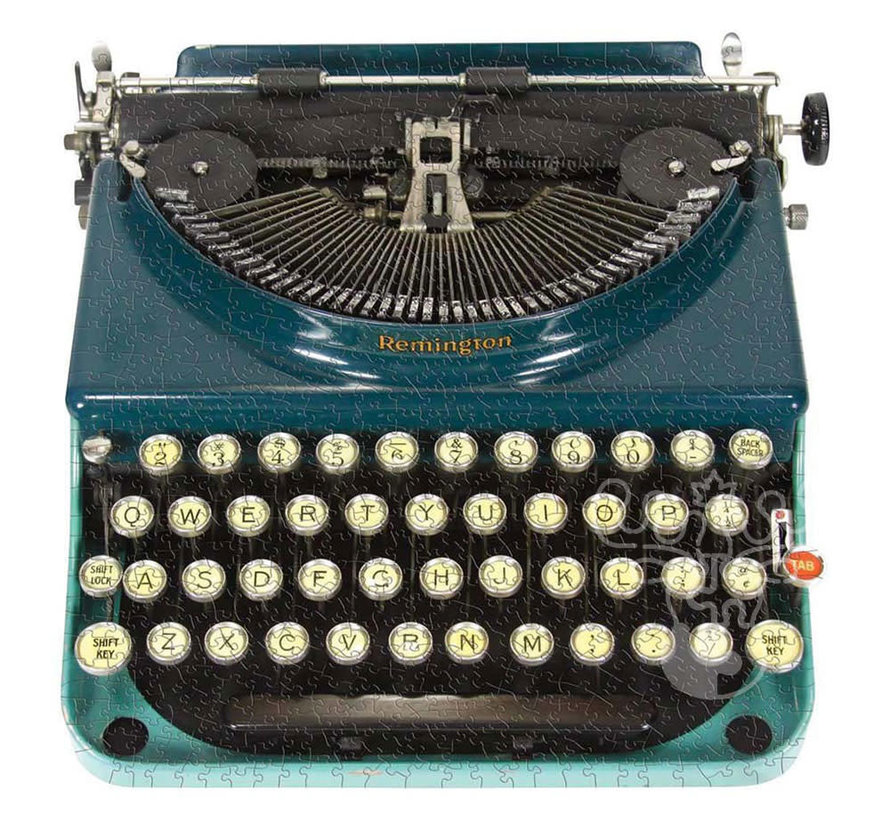 Galison Vintage Typewriter Shaped Puzzle 750pcs