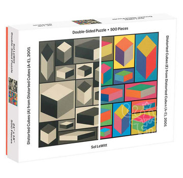 Galison Galison MoMA Sol LeWitt Double Sided Puzzle 500pcs