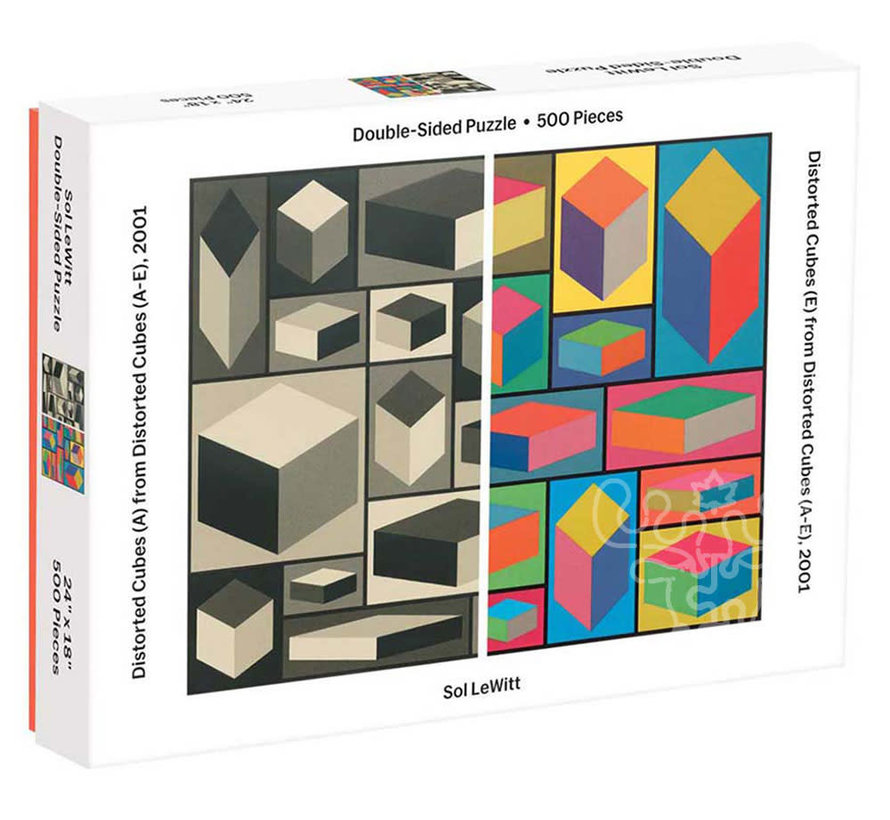 Galison MoMA Sol LeWitt Double Sided Puzzle 500pcs