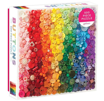 Galison Galison Rainbow Buttons Puzzle 500pcs