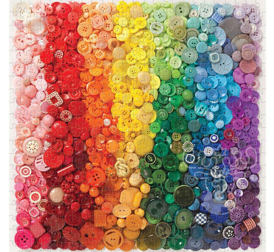 Galison Rainbow Buttons Puzzle 500pcs
