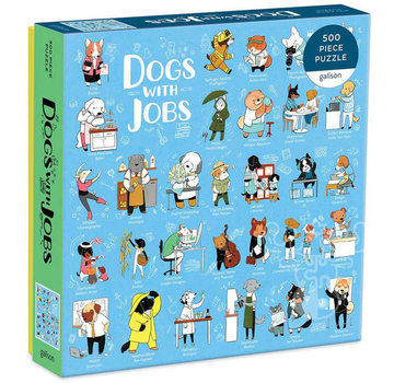 Galison Galison Dogs with Jobs Puzzle 500pcs