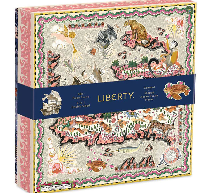 Galison Liberty London Maxine Double Sided Puzzle 500pcs