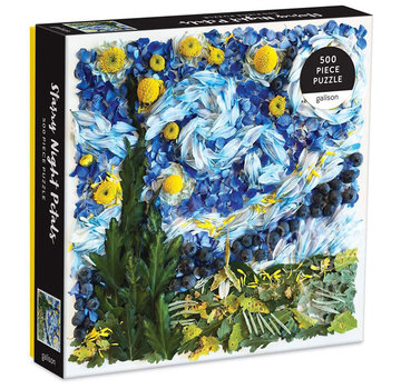 Galison Galison Starry Night Petals Puzzle 500pcs