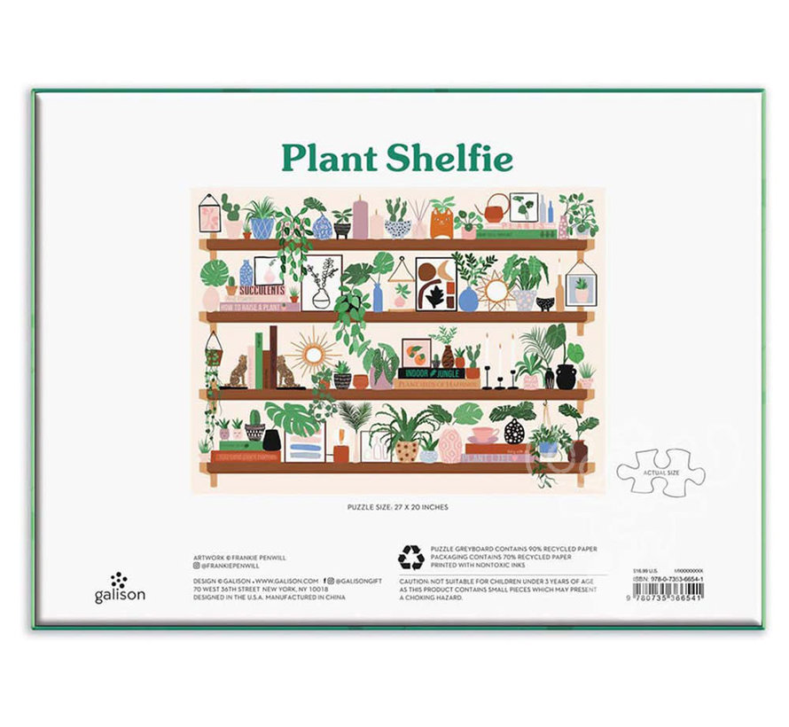 Galison Plant Shelfie Puzzle 1000pcs