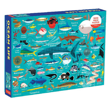 Mudpuppy Mudpuppy Ocean Life Puzzle 1000pcs