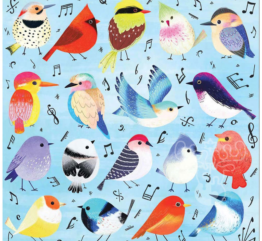 Mudpuppy Songbirds Puzzle 500pcs