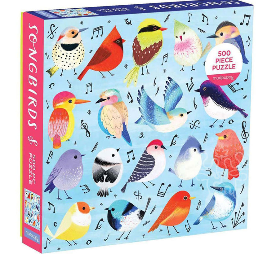 Mudpuppy Songbirds Puzzle 500pcs