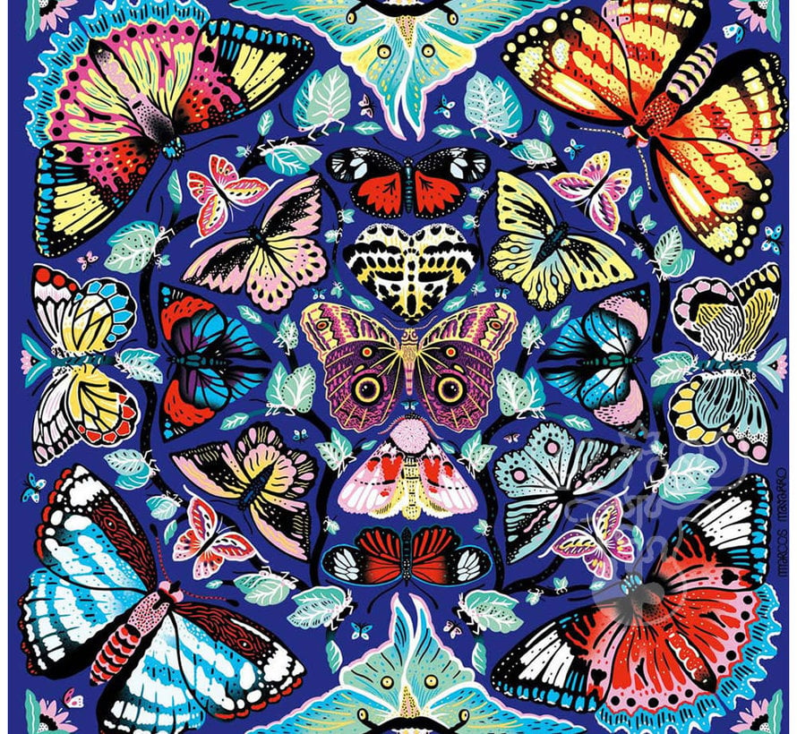 Mudpuppy Kaleido-Butterflies Puzzle 500pcs