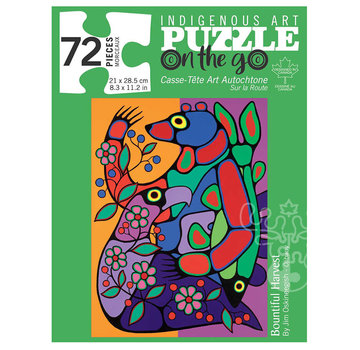 Canadian Art Prints Indigenous Collection: Bountiful Harvest Puzzle 72pcs