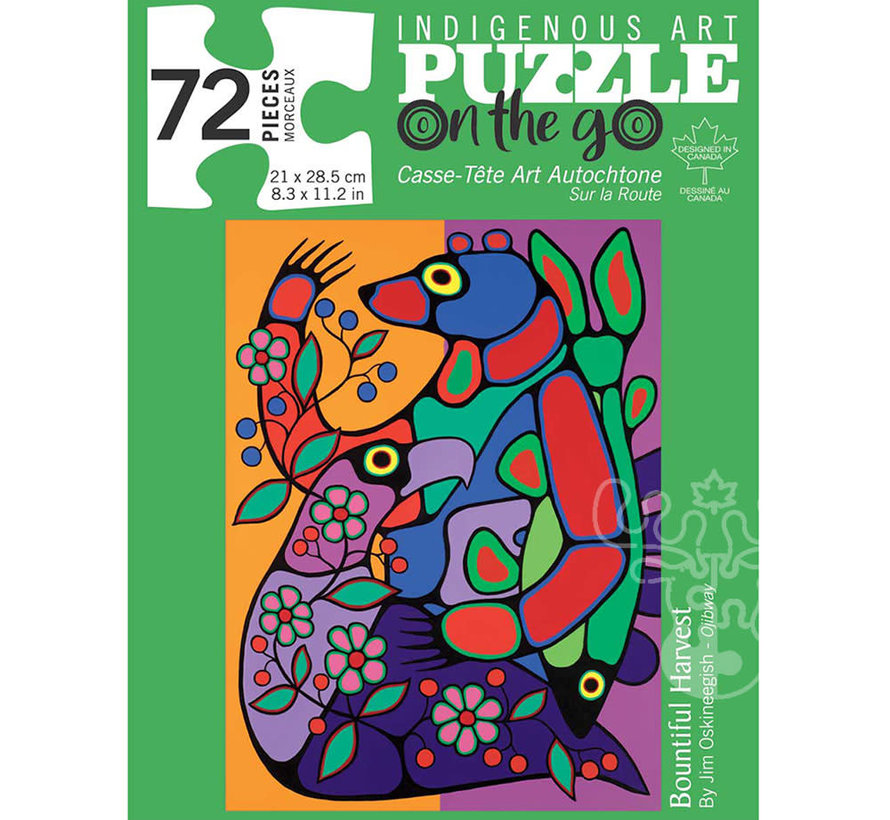 Indigenous Collection: Bountiful Harvest Puzzle 72pcs