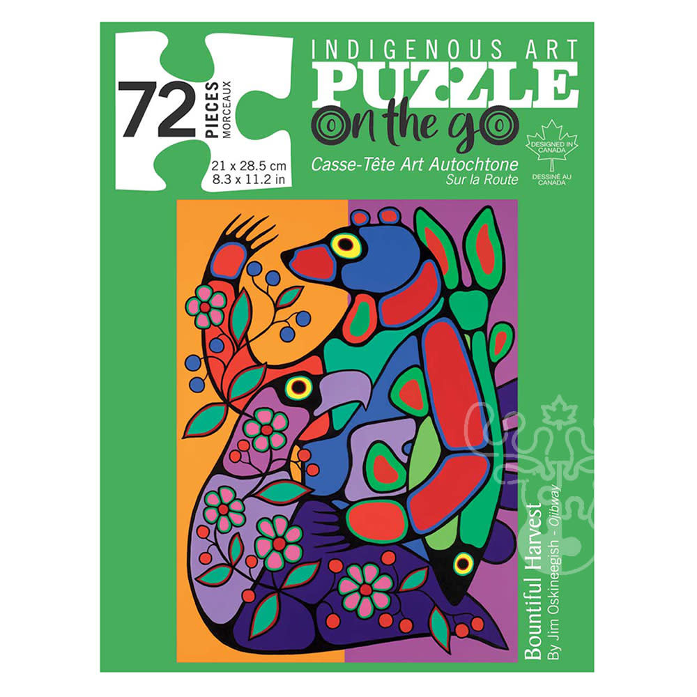 Indigenous Collection Bountiful Harvest Puzzle 72 pcs Puzzles Canada