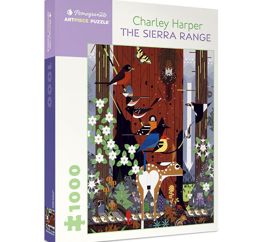 Pomegranate Harper, Charley: The Sierra Range Puzzle 1000pcs