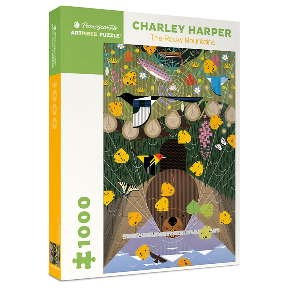 Pomegranate Charley Harper The Rocky Mountains Puzzle 1000pcs