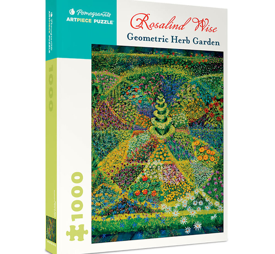 Pomegranate Wise, Rosalind: Geometric Herb Garden Puzzle 1000pcs