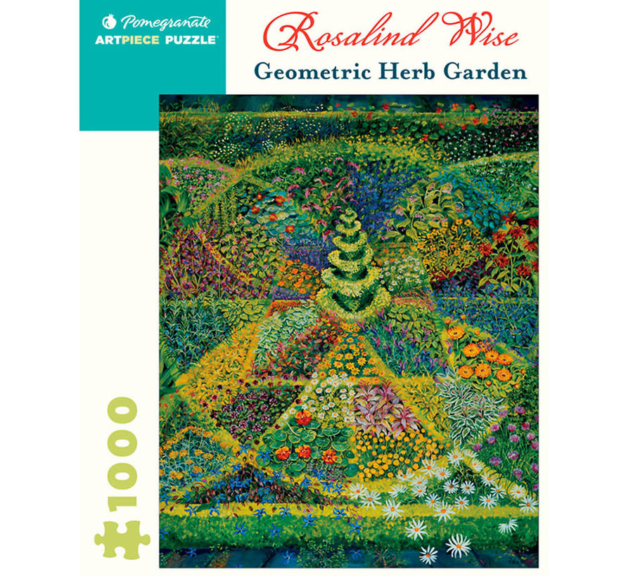 Pomegranate Wise, Rosalind: Geometric Herb Garden Puzzle 1000pcs