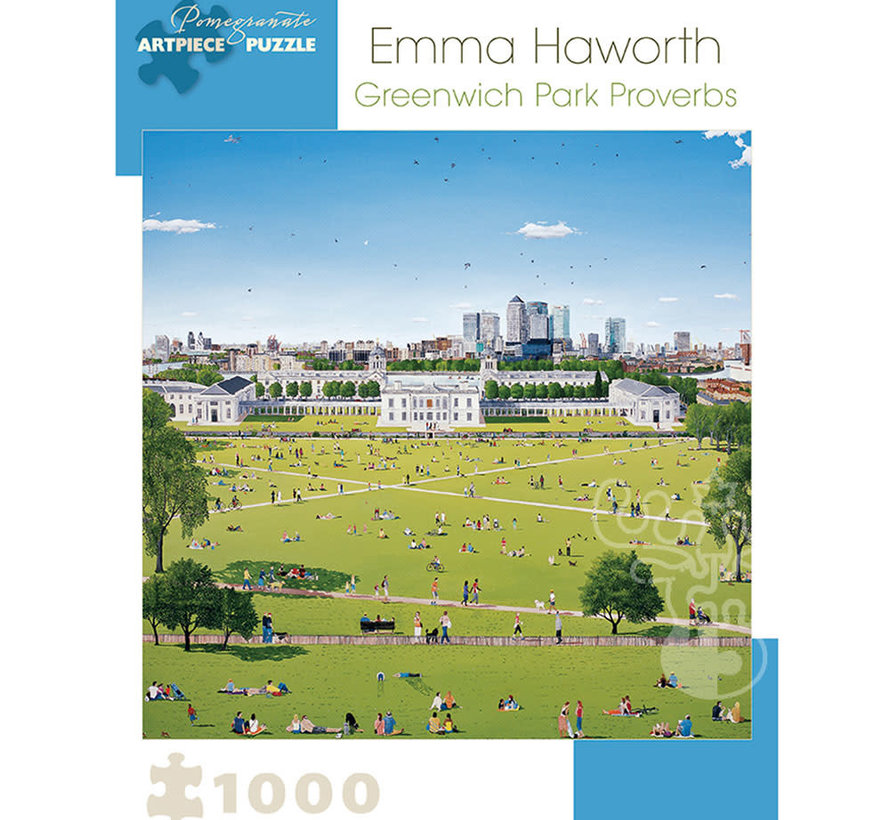 Pomegranate Haworth, Emma: Greenwich Park Proverbs Puzzle 1000pcs