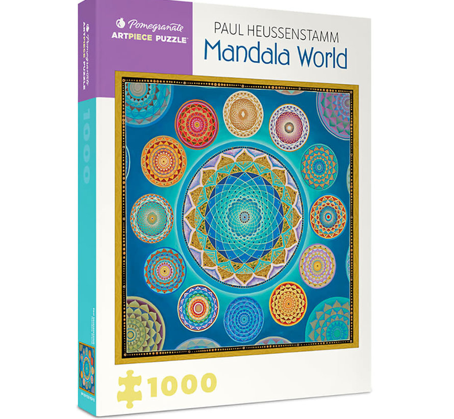 Pomegranate Heussenstamm, Paul: Mandala World Puzzle 1000pcs