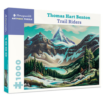 Pomegranate Pomegranate Benton, Thomas Hart: Trail Riders Puzzle 1000pcs