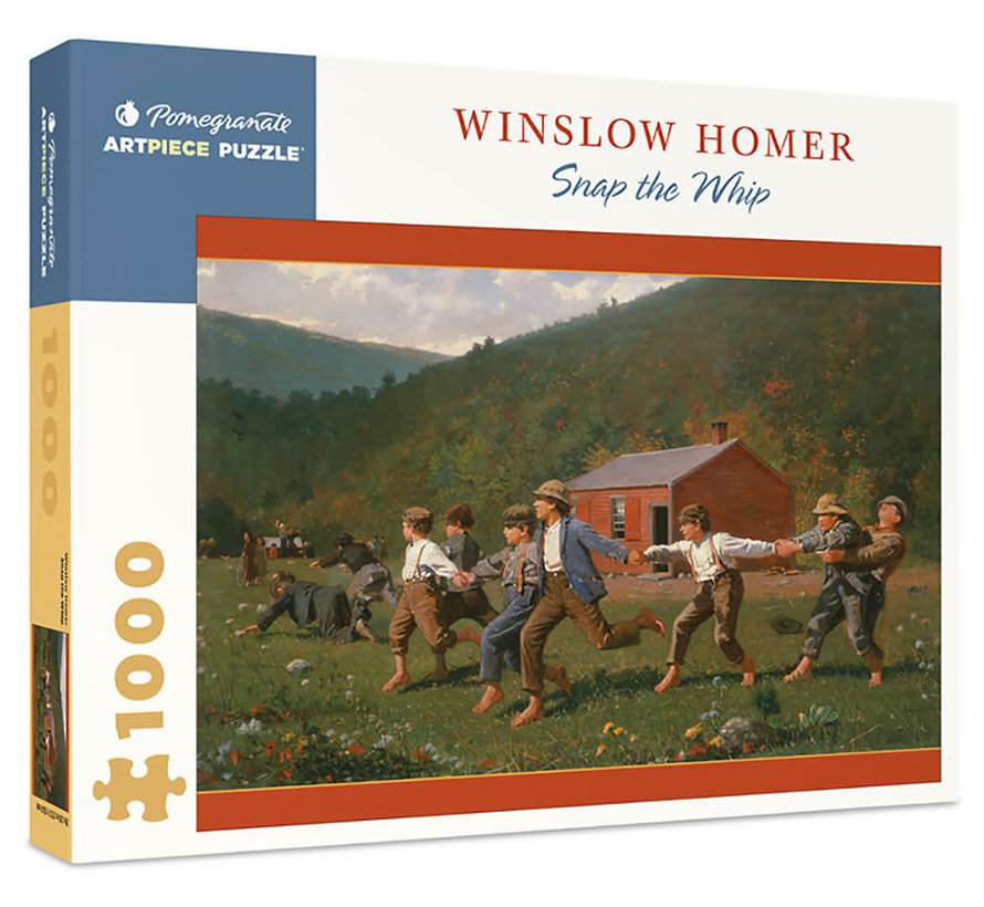 Pomegranate Homer, Winslow: Snap the Whip Puzzle 1000pcs RETIRED