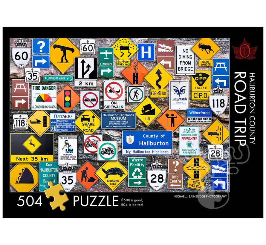 The Occurrence Haliburton County Road Trip Puzzle 504pcs