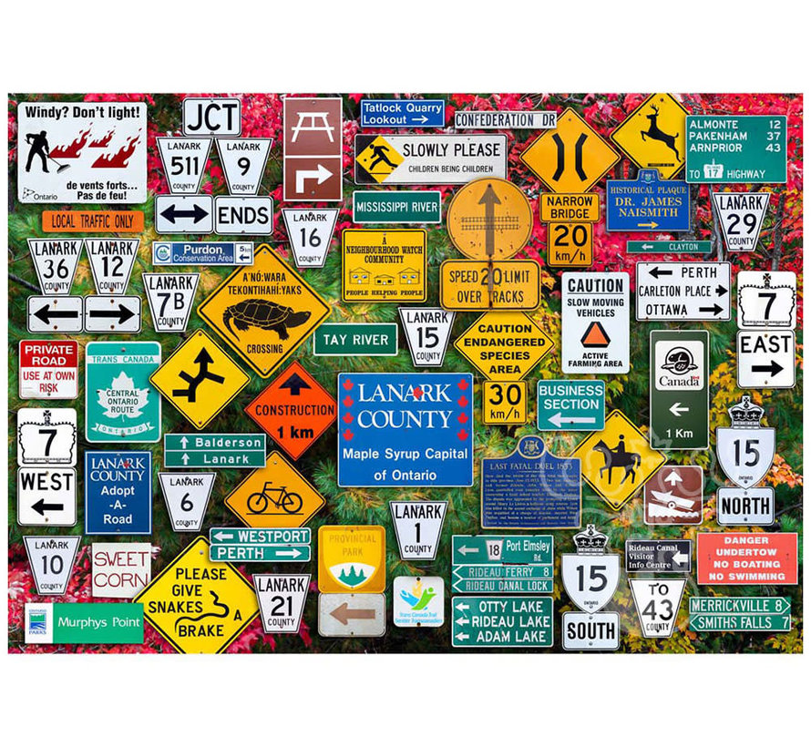 The Occurrence Lanark County Road Trip Puzzle 504pcs