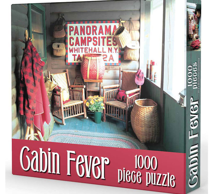 FINAL SALE Gibbs Smith Cabin Fever Puzzle 1000pcs