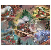 Springbok FINAL SALE Springbok Thrilling Trains Puzzle 1000pcs