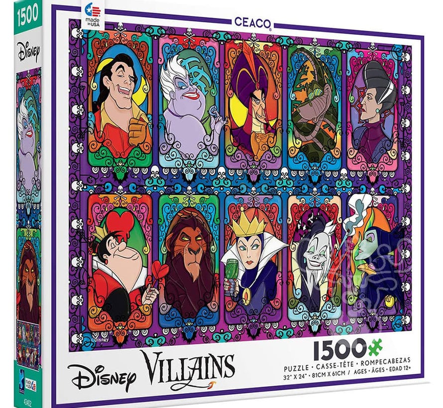 Ceaco Disney Villains Puzzle 1500pcs