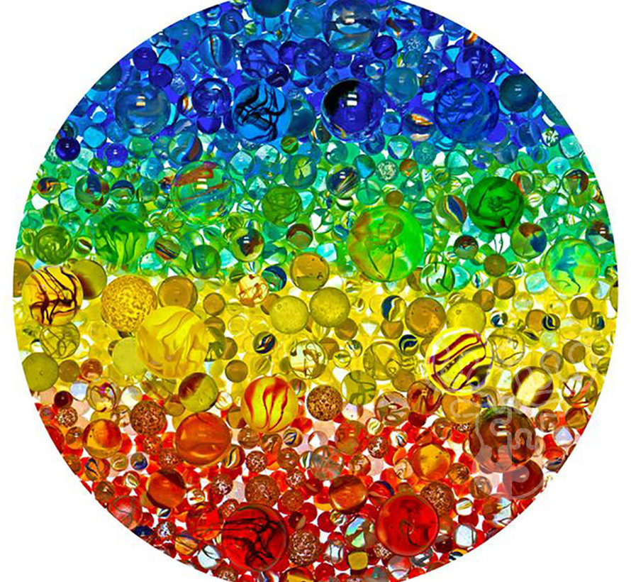 Springbok Illuminated Marbles Round Puzzle 500pcs