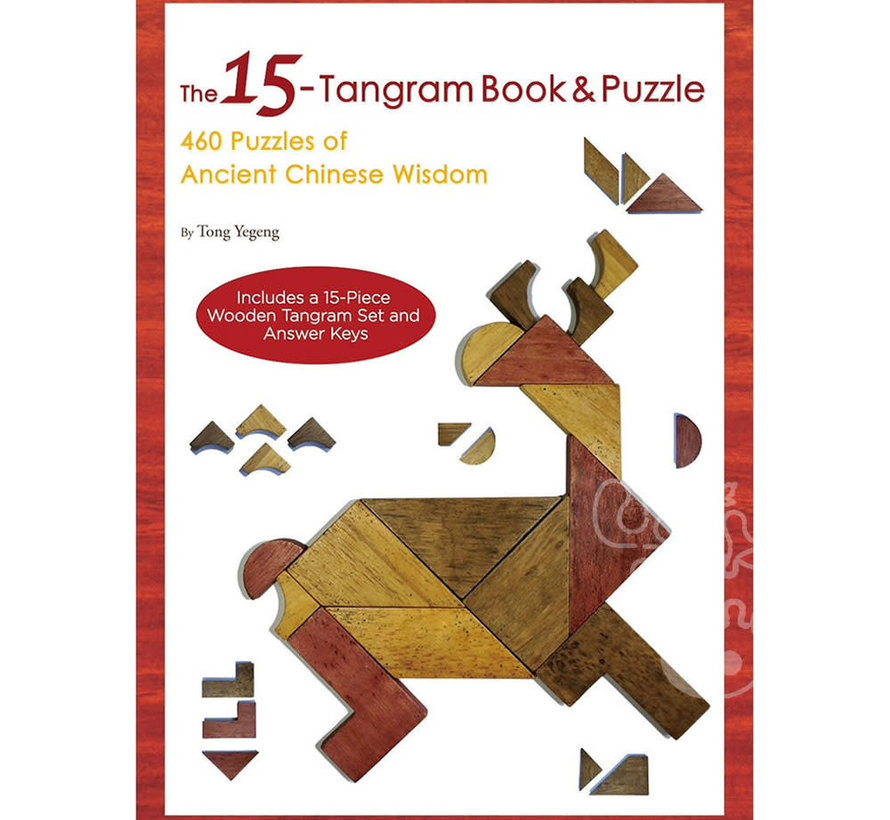 The 15-Tangram Book & Puzzle