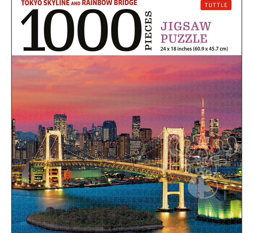 Tuttle Tokyo Skyline Puzzle 1000pcs-CL