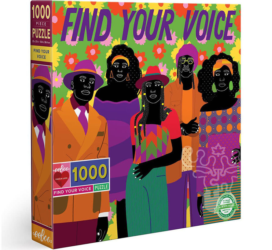 eeBoo Find Your Voice Puzzle 1000pcs