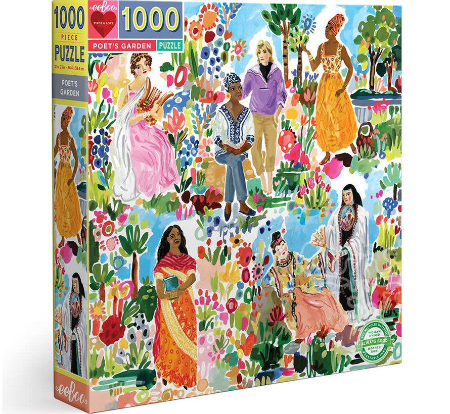 eeBoo Poet's Garden Puzzle 1000pcs*
