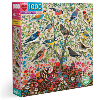 EeBoo FINAL SALE eeBoo Songbirds Tree Puzzle 1000pcs