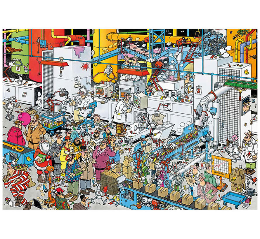 Jumbo Jan van Haasteren - Candy Factory Puzzle 500pcs