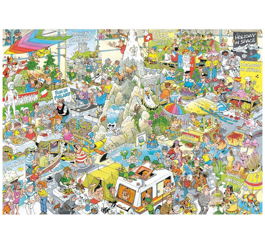 Jumbo Jan van Haasteren - The Holiday Fair Puzzle 1000pcs