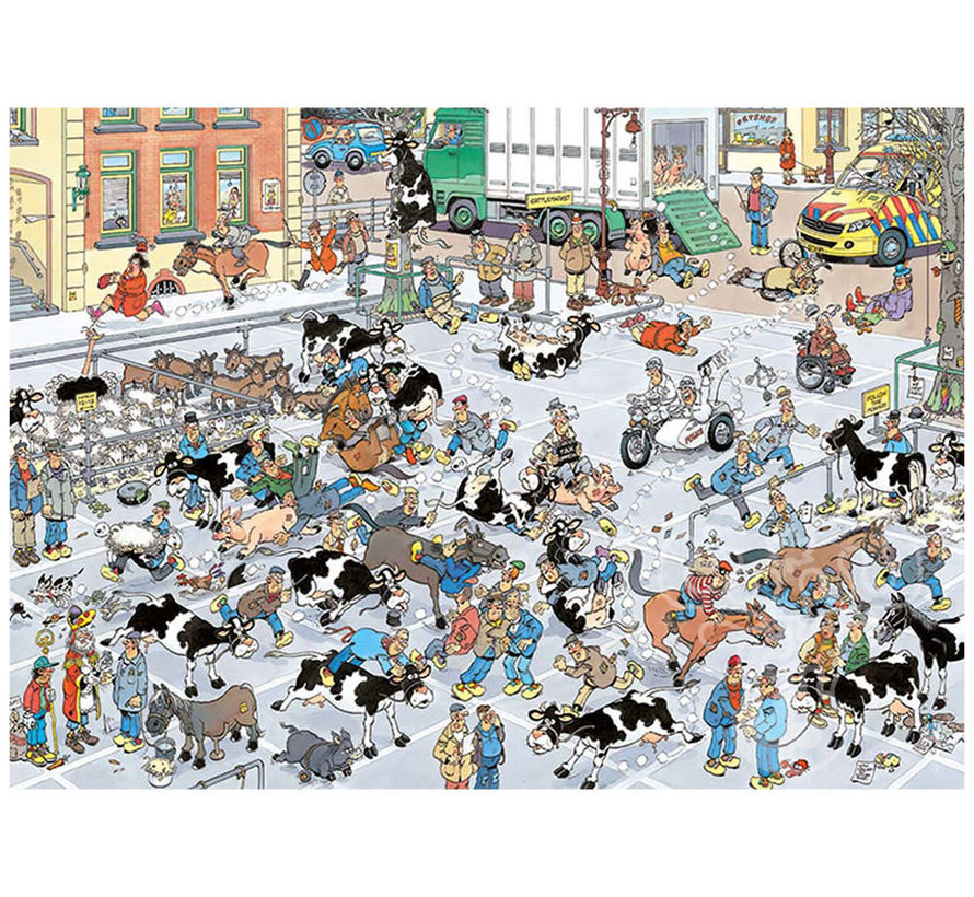 Jumbo Jan van Haasteren - The Cattle Market Puzzle 1000pcs